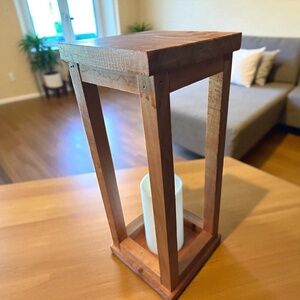 Large size wooden lantern